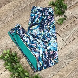 FLX | Oil Spill Multicolor Athletic Full-Length Leggings